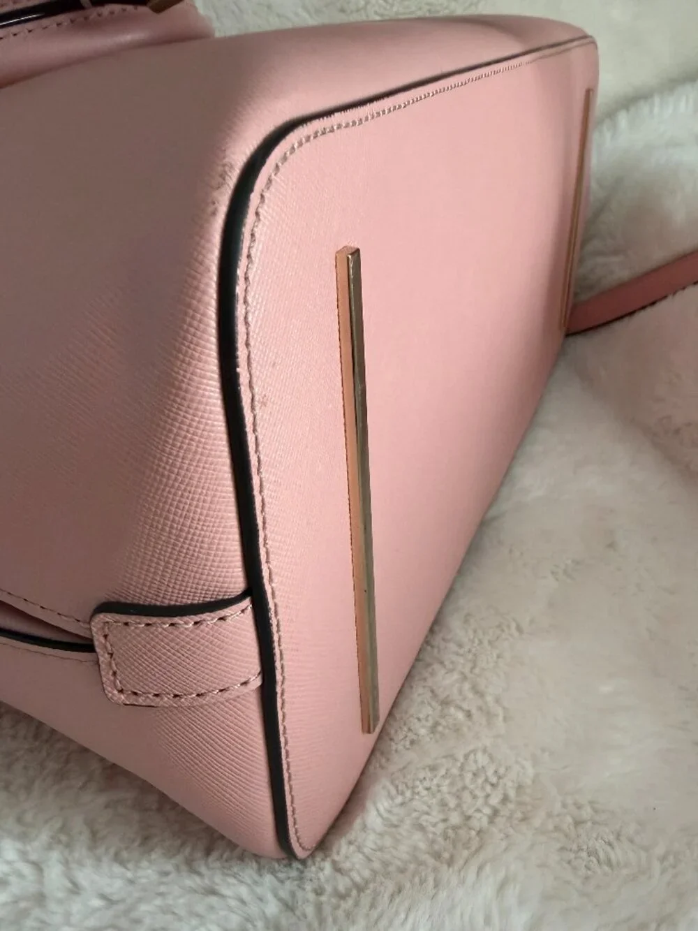 Tory Burch Robinson Open Dome Pink Leather Satchel Bag - Picture 9 of 16